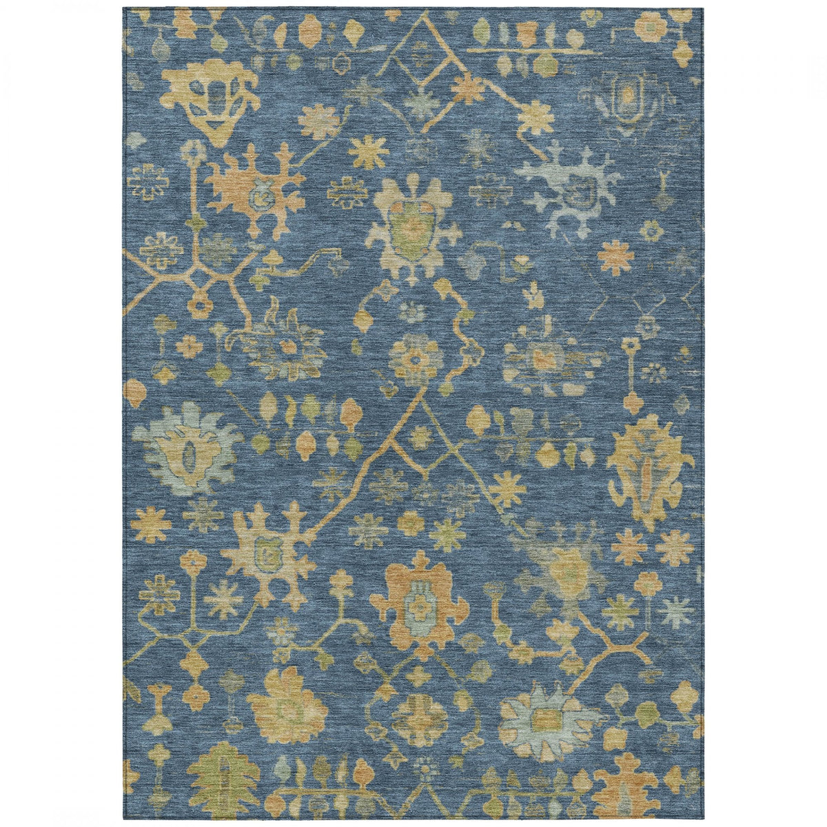 Chantille ACN1930-Navy Indoor/Outdoor Washable Rug