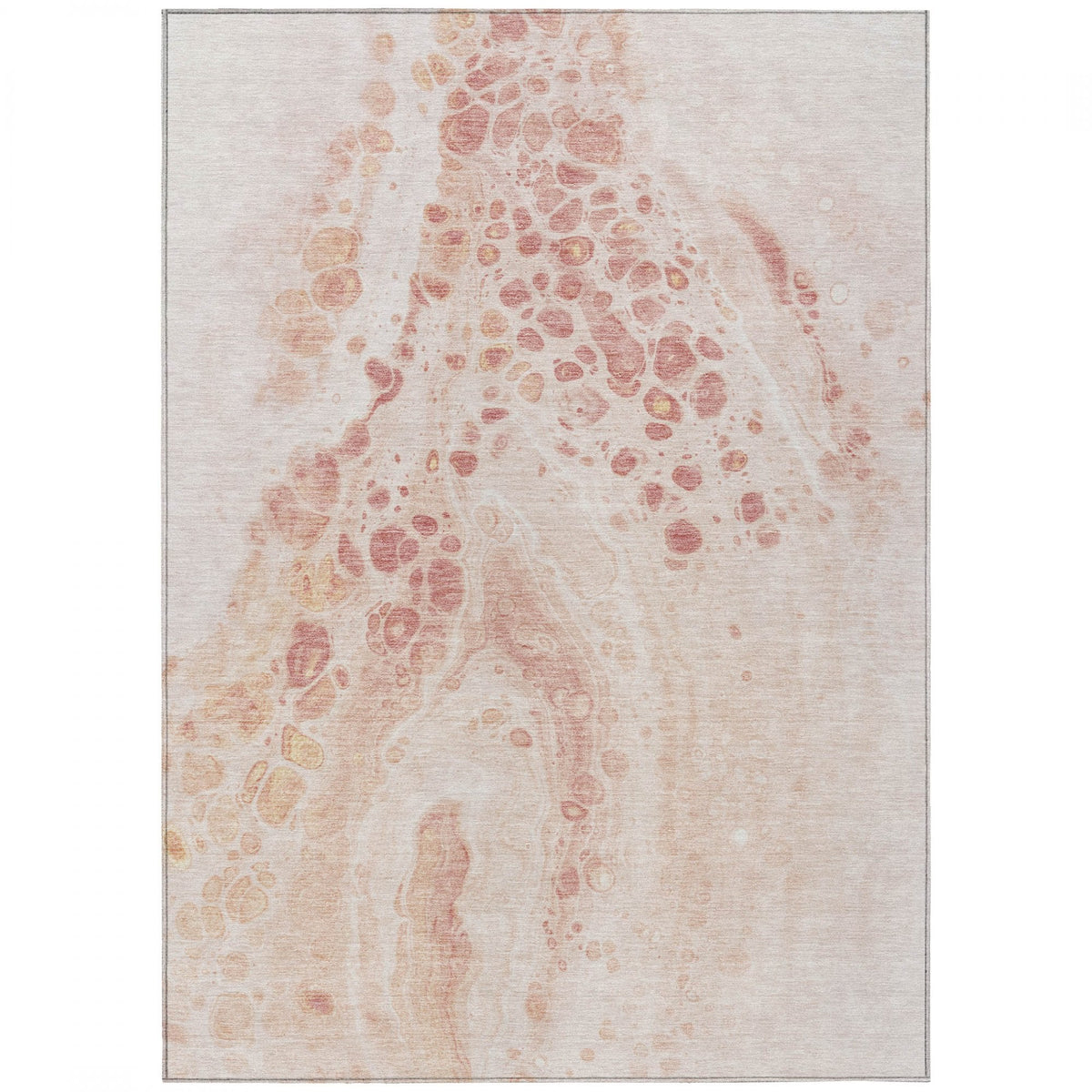 Chantille ACN1935-Salmon Indoor/Outdoor Washable Rug