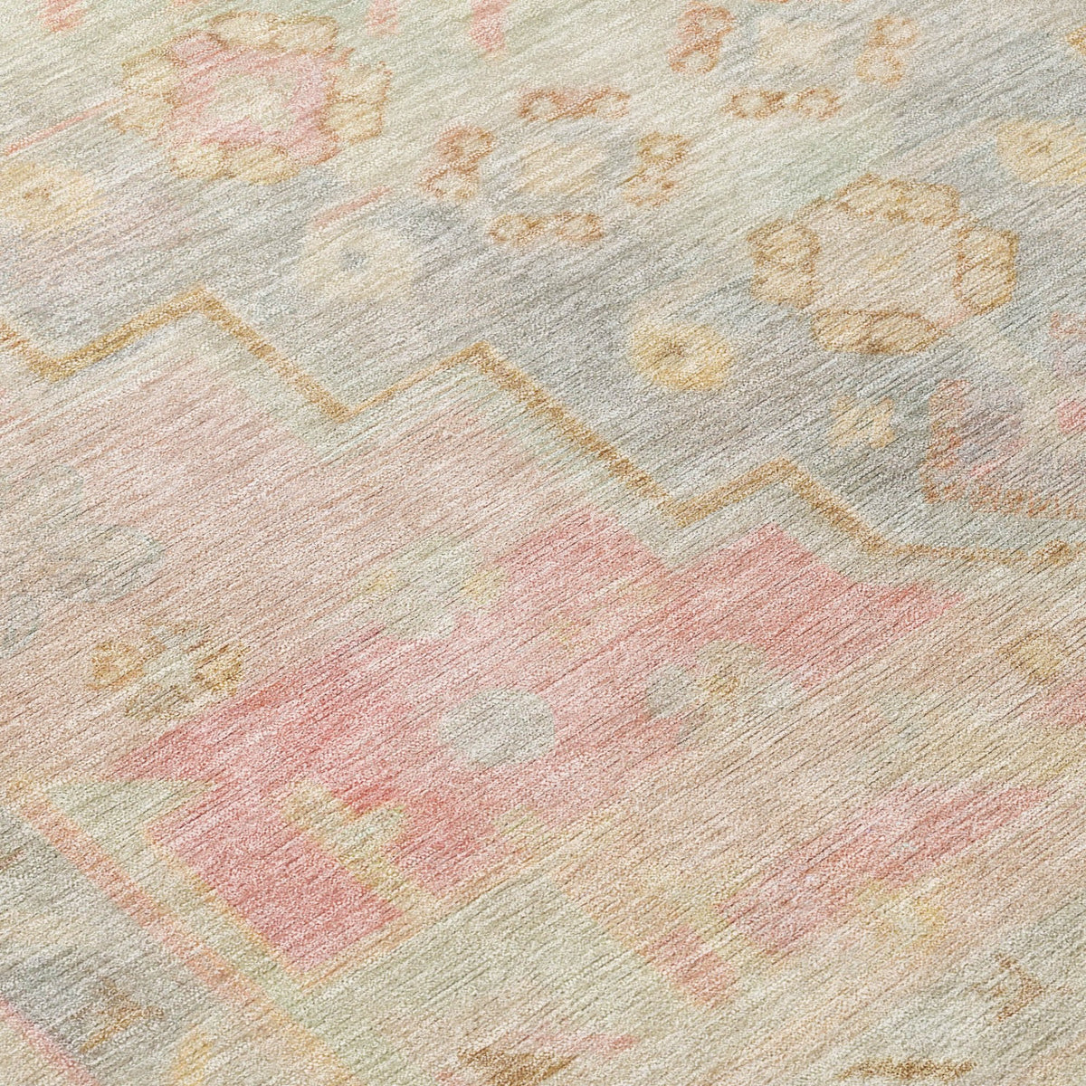 Chantille ACN1918-Pink Indoor/Outdoor Washable Rug