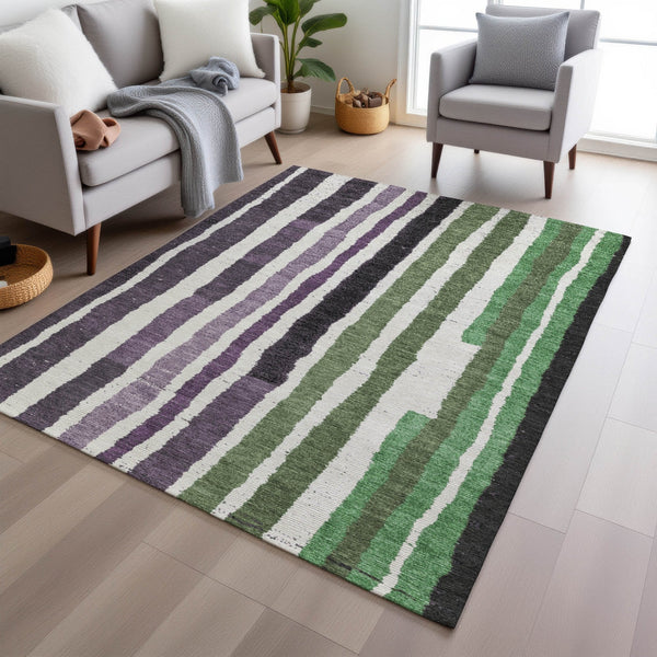 Chantille ACN1961-Purple Indoor/Outdoor Washable Rug