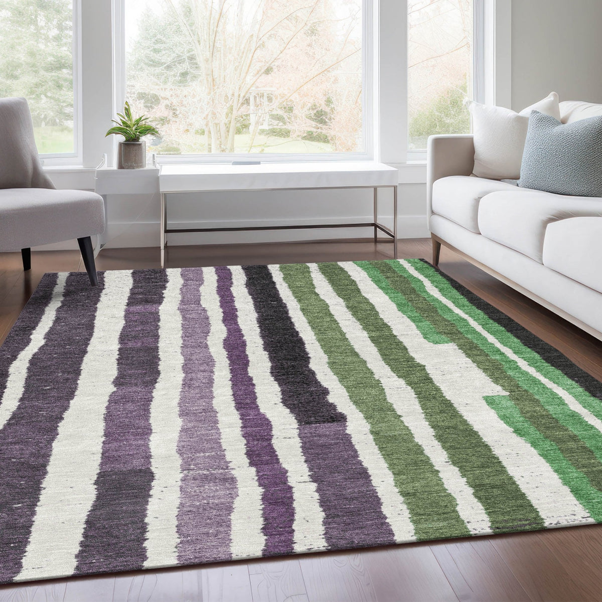 Chantille ACN1961-Purple Indoor/Outdoor Washable Rug