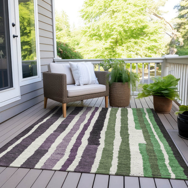 Chantille ACN1961-Purple Indoor/Outdoor Washable Rug