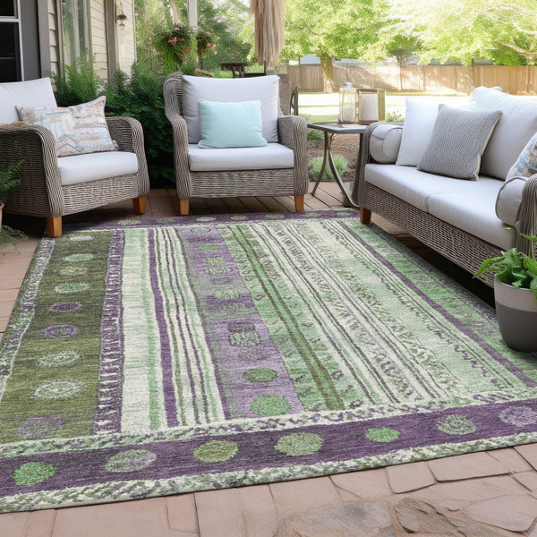 Chantille ACN1963-Purple Indoor/Outdoor Washable Rug