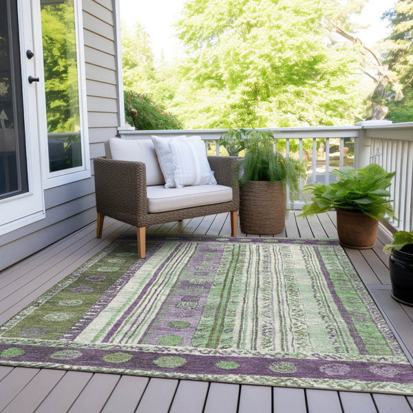 Chantille ACN1963-Purple Indoor/Outdoor Washable Rug