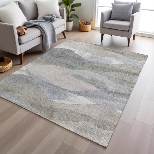 Chantille ACN1966-Beige Indoor/Outdoor Washable Rug