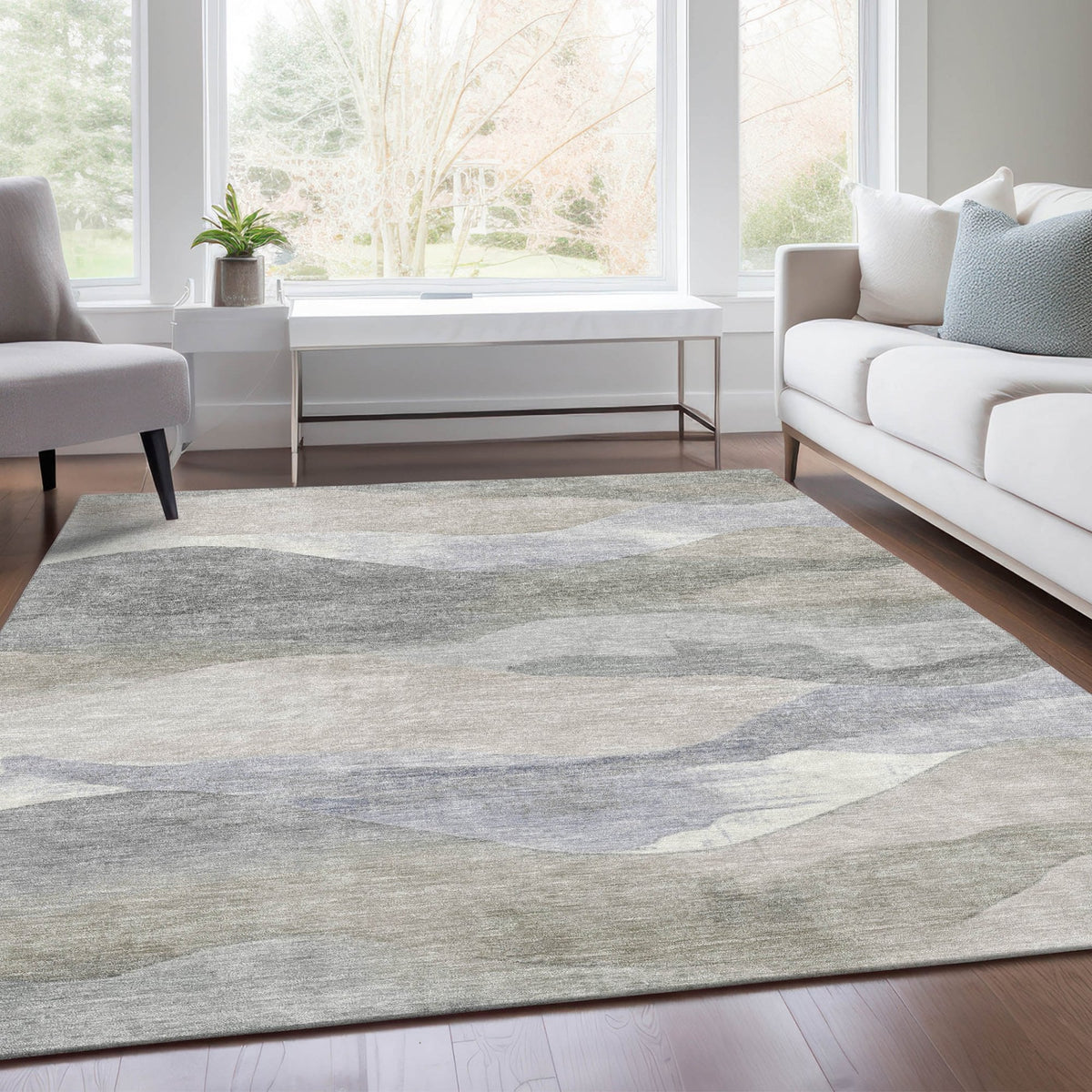 Chantille ACN1966-Beige Indoor/Outdoor Washable Rug