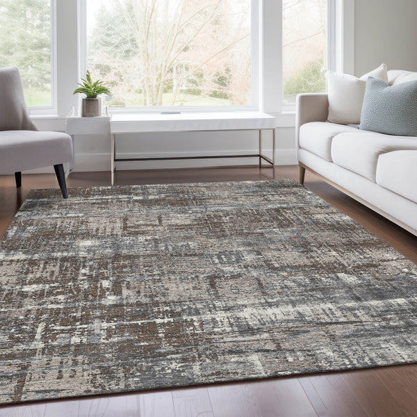 Chantille ACN1969-Brown Indoor/Outdoor Washable Rug