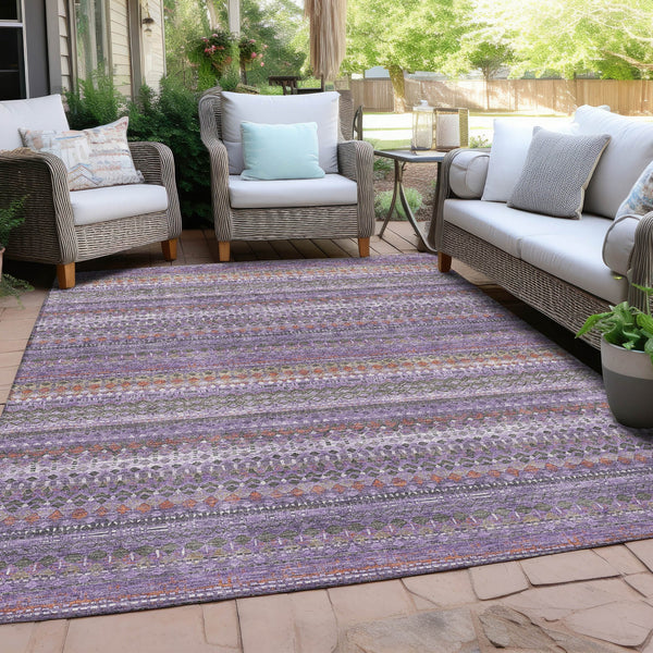 Chantille ACN1970-Purple Indoor/Outdoor Washable Rug