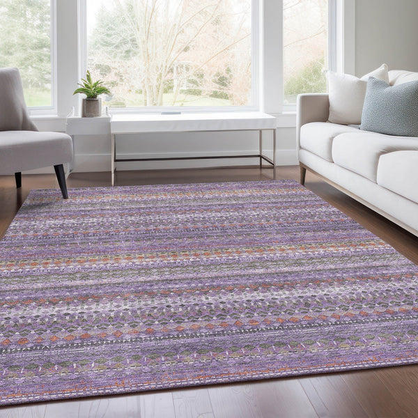Chantille ACN1970-Purple Indoor/Outdoor Washable Rug