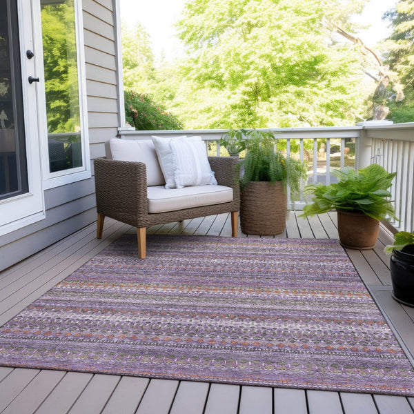 Chantille ACN1970-Purple Indoor/Outdoor Washable Rug