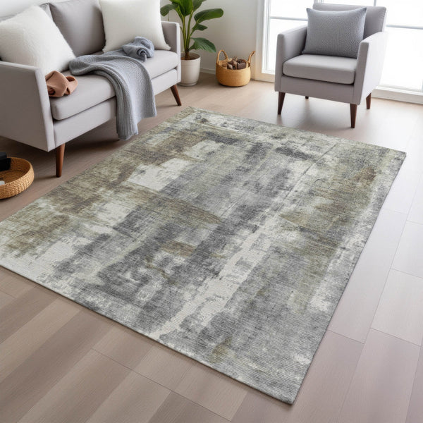 Chantille ACN1982-Beige Indoor/Outdoor Washable Rug