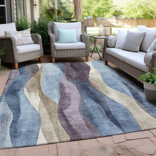 Chantille ACN1989-Denim Indoor/Outdoor Washable Rug