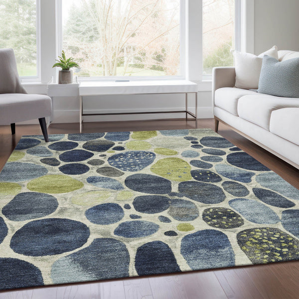 Chantille ACN1993-Denim Indoor/Outdoor Washable Rug