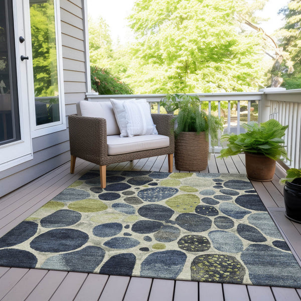 Chantille ACN1993-Denim Indoor/Outdoor Washable Rug