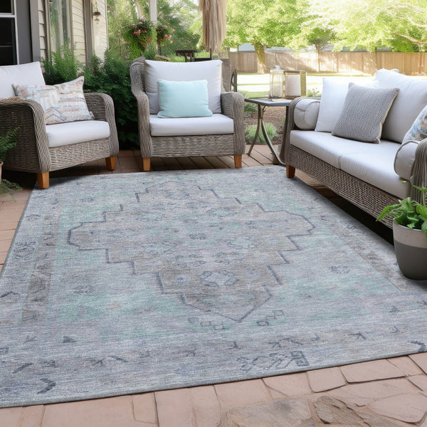 Chantille ACN1918-Gray Indoor/Outdoor Washable Rug