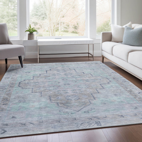 Chantille ACN1918-Gray Indoor/Outdoor Washable Rug