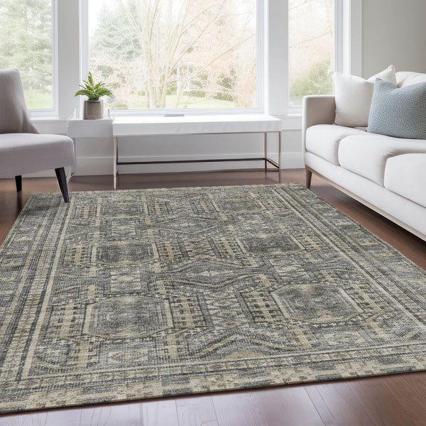 Chantille ACN1920-Pewter Indoor/Outdoor Washable Rug