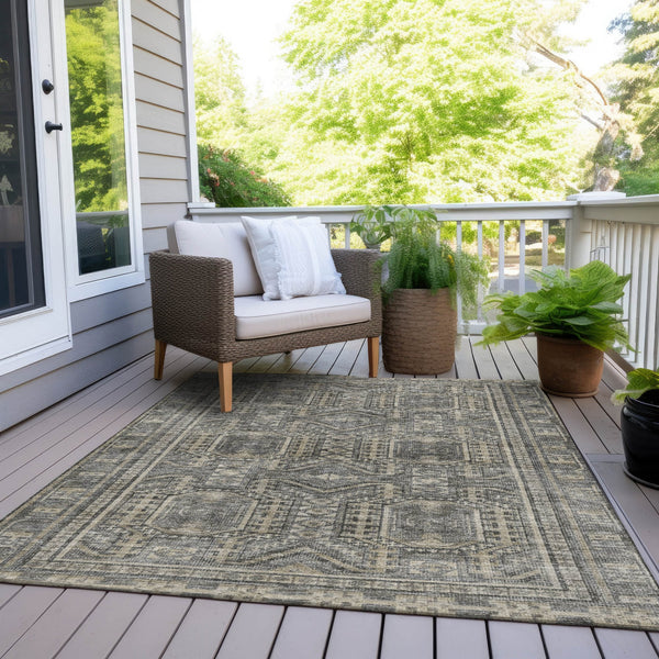 Chantille ACN1920-Pewter Indoor/Outdoor Washable Rug