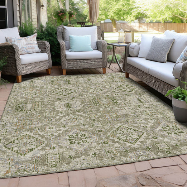 Chantille ACN1998-Fern Indoor/Outdoor Washable Rug