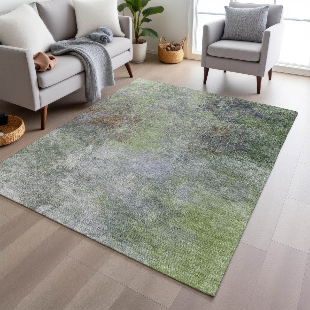 Chantille ACN1999-Fern Indoor/Outdoor Washable Rug