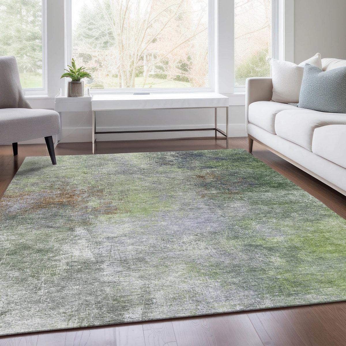 Chantille ACN1999-Fern Indoor/Outdoor Washable Rug