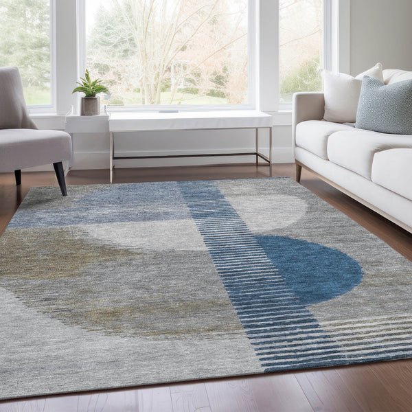 Chantille ACN2001-Denim Indoor/Outdoor Washable Rug