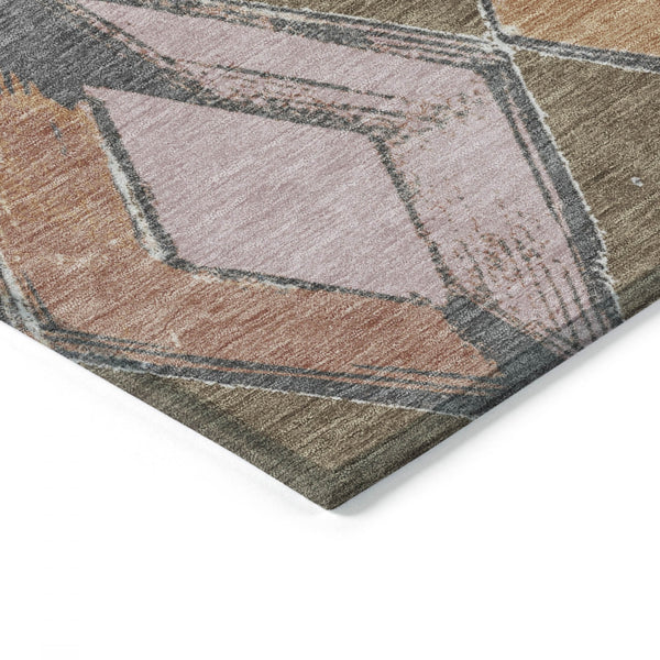 Chantille ACN2004-Brown Indoor/Outdoor Washable Rug