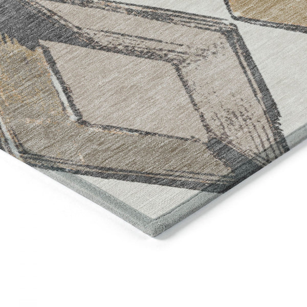 Chantille ACN2004-Ivory Indoor/Outdoor Washable Rug