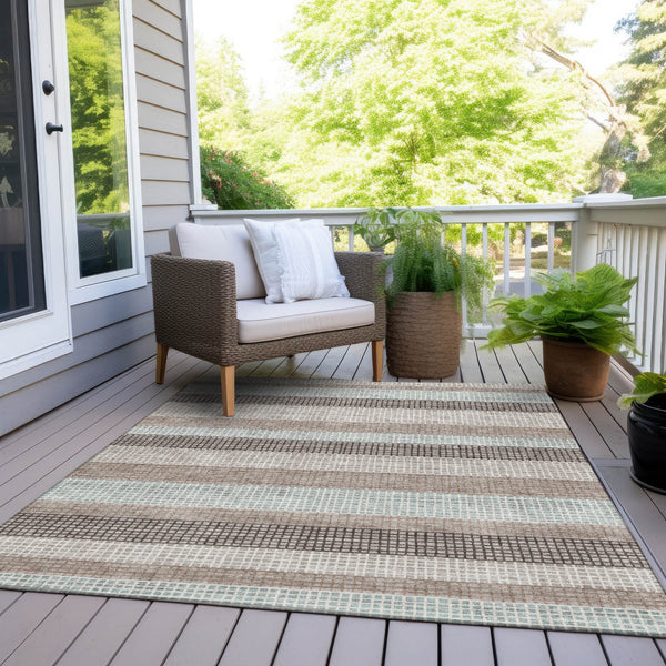Chantille ACN2008-Taupe Indoor/Outdoor Washable Rug