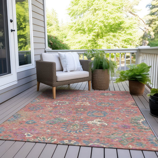Chantille ACN2013-Coral Indoor/Outdoor Washable Rug
