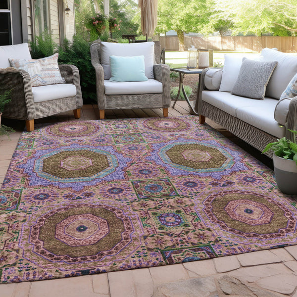 Chantille ACN1923-Pink Indoor/Outdoor Washable Rug