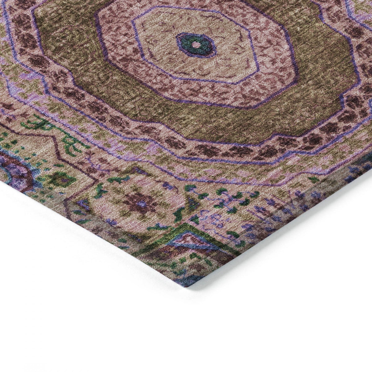 Chantille ACN1923-Pink Indoor/Outdoor Washable Rug