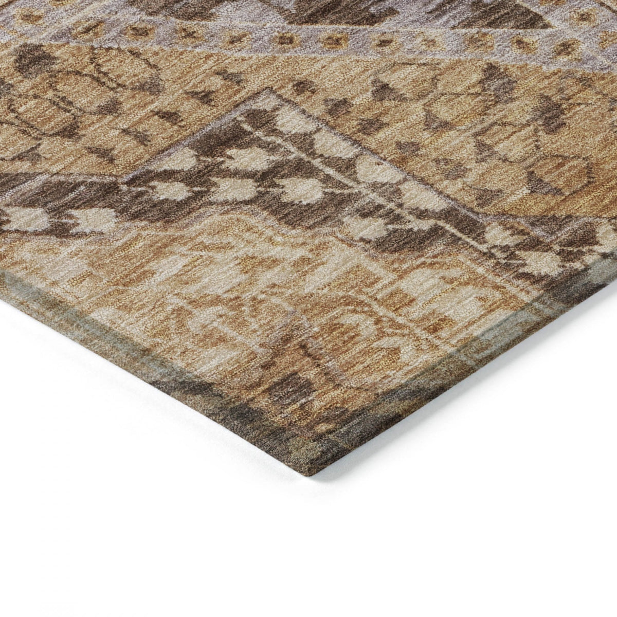 Chantille ACN1924-Copper Indoor/Outdoor Washable Rug