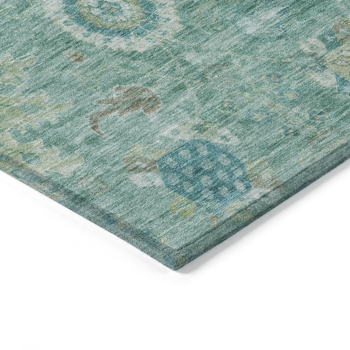 Chantille ACN1927-Teal Indoor/Outdoor Washable Rug