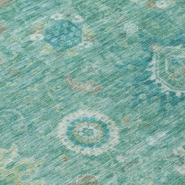 Chantille ACN1927-Teal Indoor/Outdoor Washable Rug