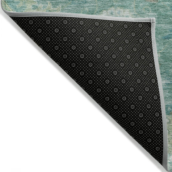 Chantille ACN1927-Teal Indoor/Outdoor Washable Rug