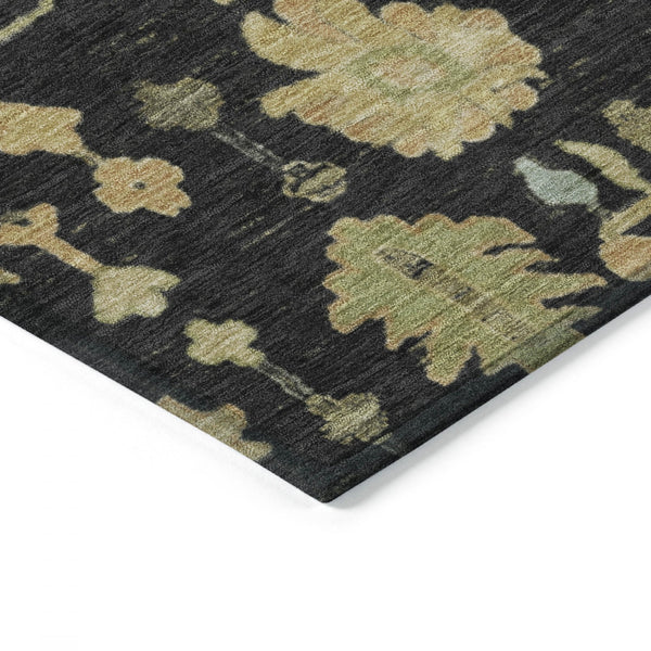 Chantille ACN1930-Black Indoor/Outdoor Washable Rug
