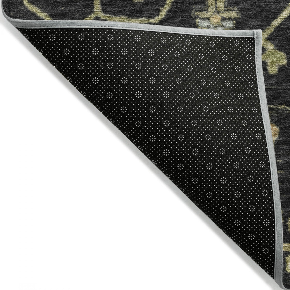 Chantille ACN1930-Black Indoor/Outdoor Washable Rug