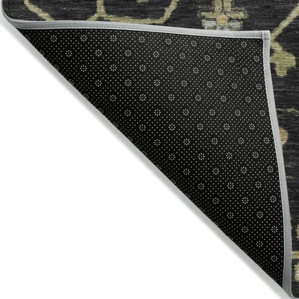 Chantille ACN1930-Black Indoor/Outdoor Washable Rug