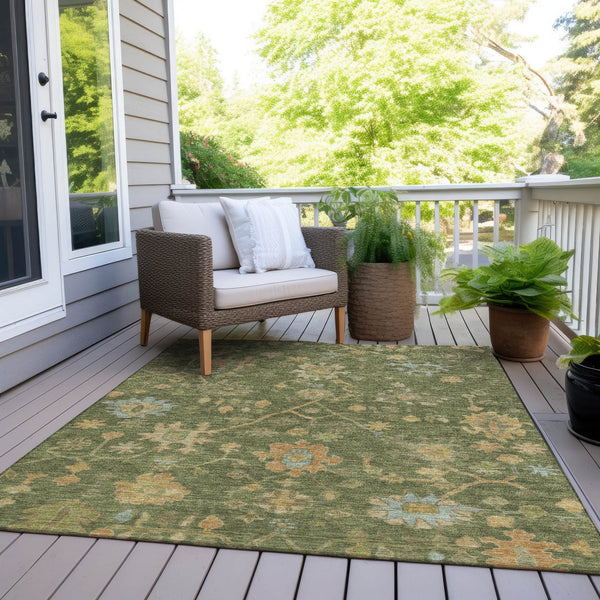 Chantille ACN1930-Fern Indoor/Outdoor Washable Rug
