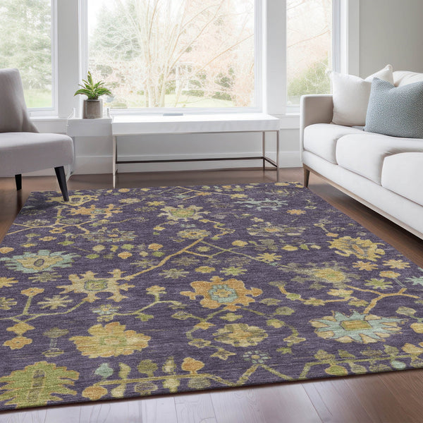Chantille ACN1930-Purple Indoor/Outdoor Washable Rug