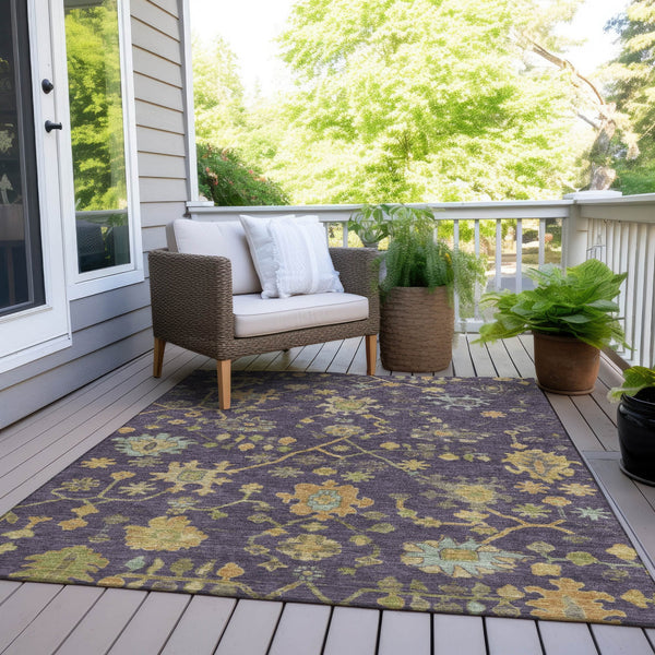 Chantille ACN1930-Purple Indoor/Outdoor Washable Rug