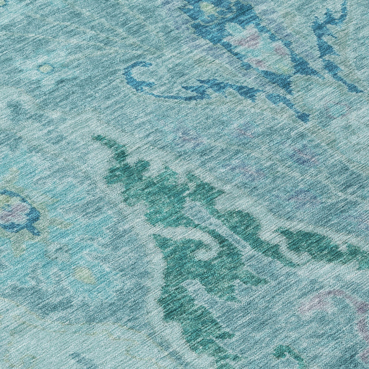 Chantille ACN1932-Blue Indoor/Outdoor Washable Rug