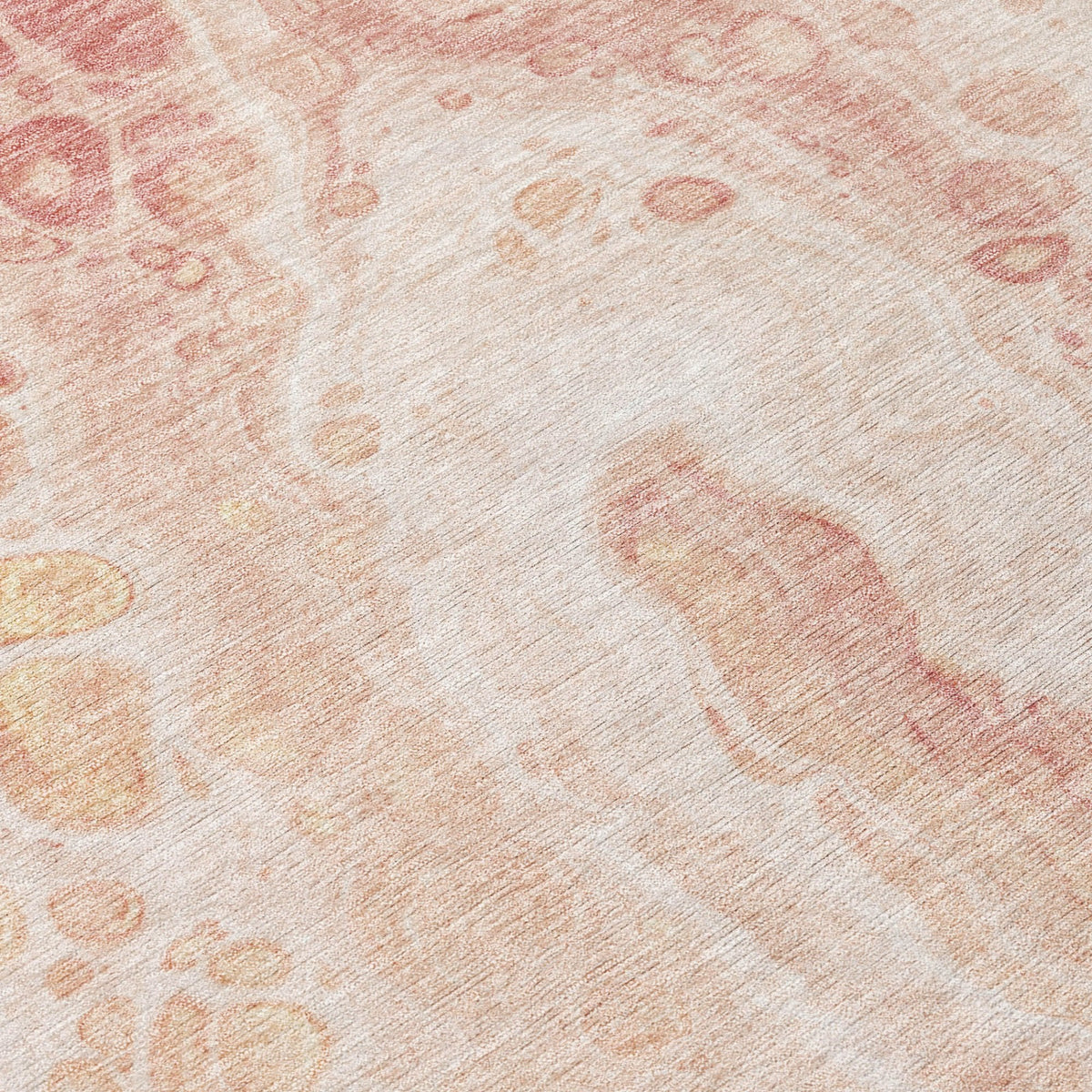 Chantille ACN1935-Salmon Indoor/Outdoor Washable Rug