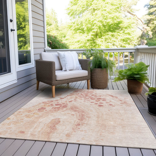 Chantille ACN1935-Salmon Indoor/Outdoor Washable Rug