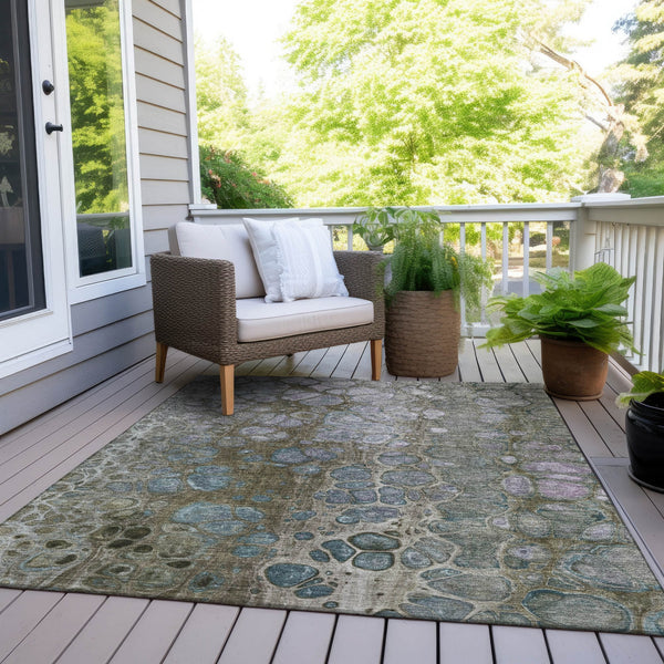 Chantille ACN1940-Brown Indoor/Outdoor Washable Rug