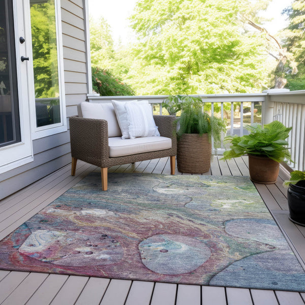 Chantille ACN1941-Blue Indoor/Outdoor Washable Rug