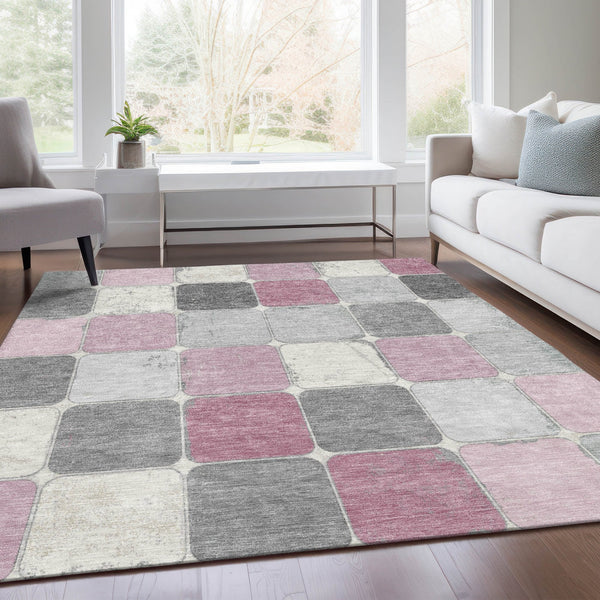 Chantille ACN1948-Blush Indoor/Outdoor Washable Rug