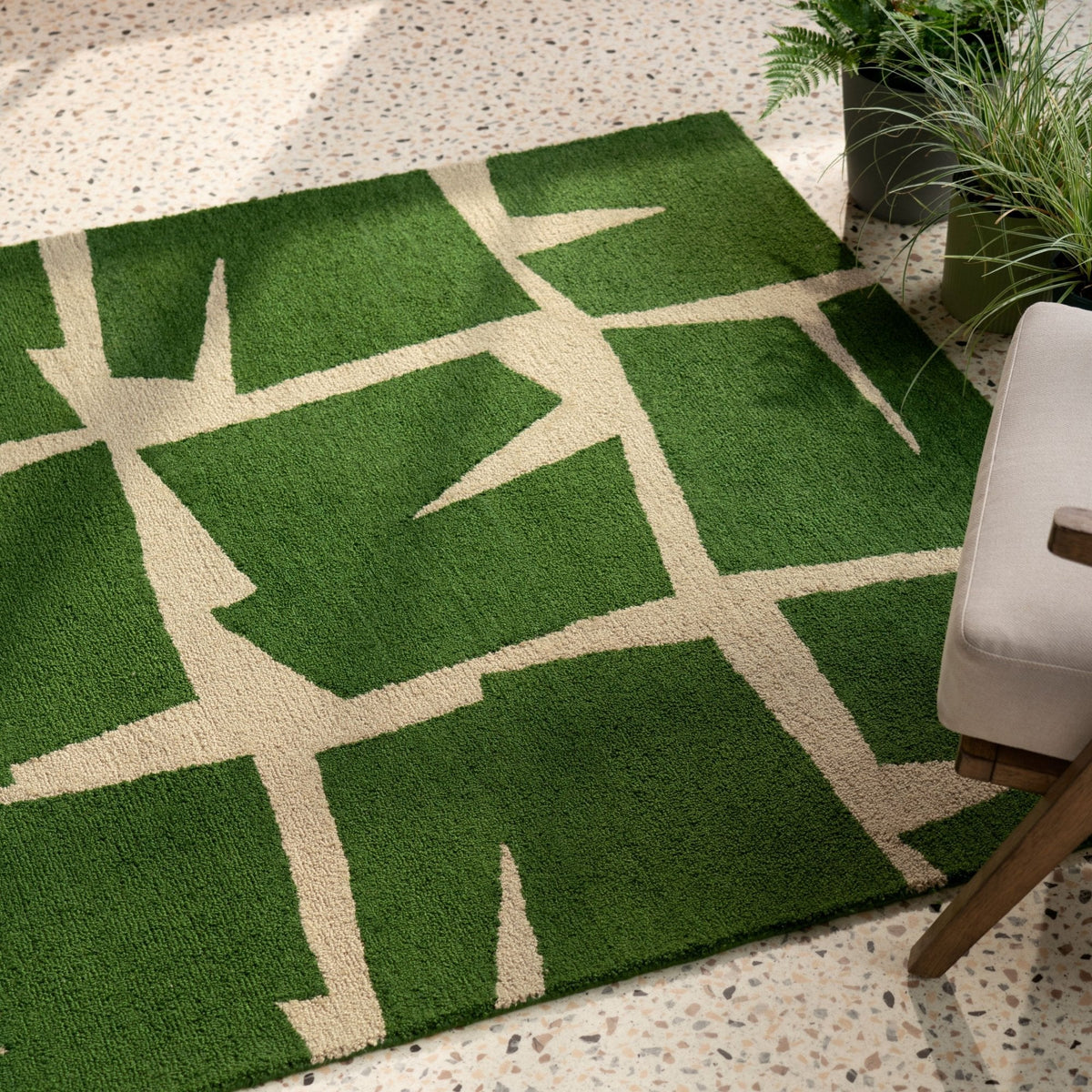 SCI Moqui Green Outdoor Rug