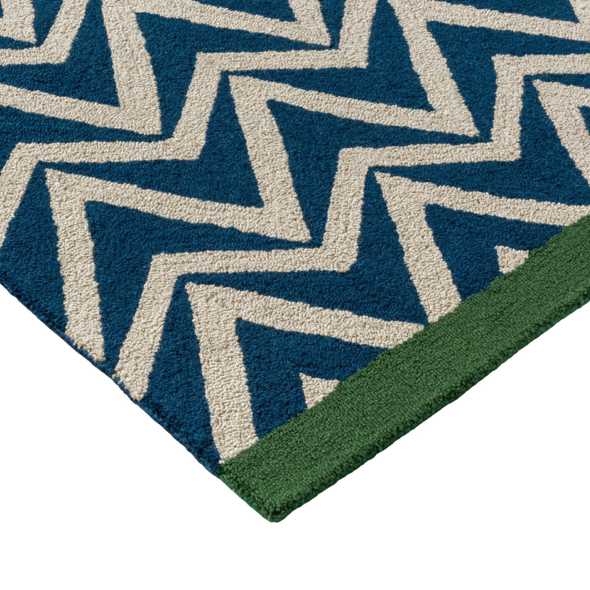 SCI Dhurrie Blue Outdoor Rug